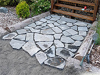 Dalles pour terrasse et jardin extérieur - Installer des dalles sur une surface extérieure