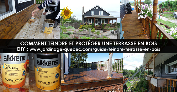 Teindre une terrasse