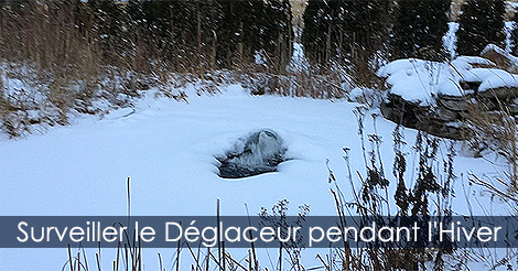 Déglaceur Bassin - Surveillance hivernale
