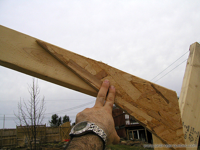 Connecteur en bois charpente de serre - Photos Jardin Le Jardin des Patriotes - Pascal Tremblay La Baie Québec