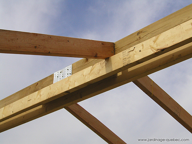 Serre de Jardin Ossature en bois - Photos Jardin Le Jardin des Patriotes - Pascal Tremblay La Baie Québec