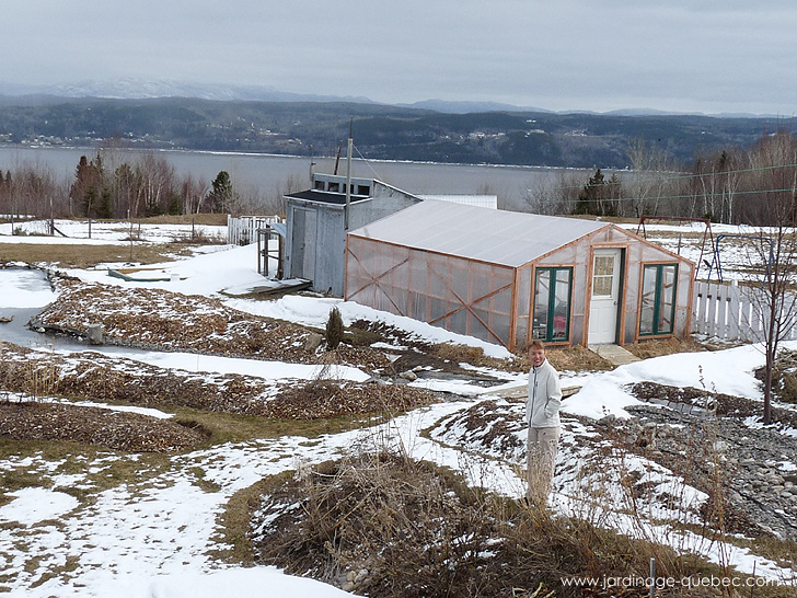 Première neige au Jardin des Patriotes en Automne