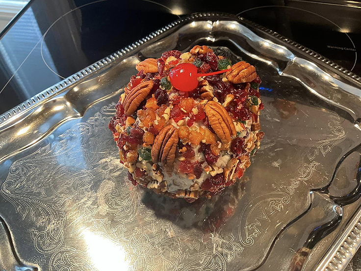 Recette de Boule de fromage aux canneberges et aux pacanes