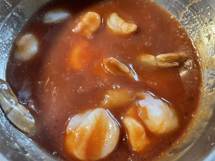 Brochettes de crevettes et de pétoncles