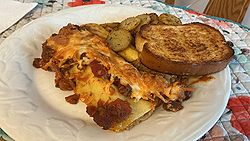 Cannellonis au porc et au bœuf avec sauce aux tomates maison