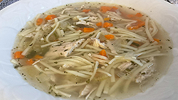 Recette de Soupe au poulet et au riz