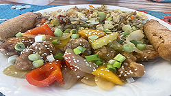 Poulet asiatique à l’orange