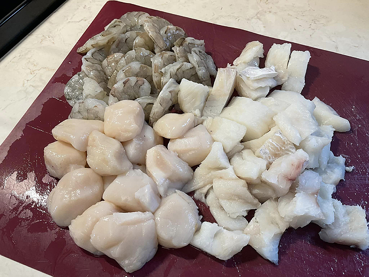 Chaudrée de fruits de mer