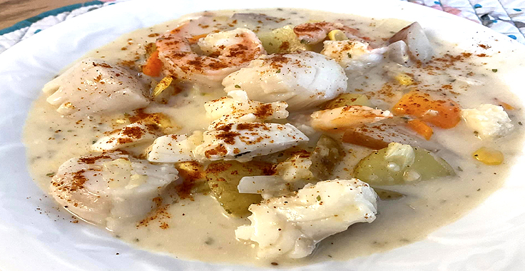 Recette de Chaudrée de fruits de mer