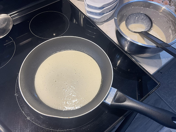 Crêpes aux fruits de mer