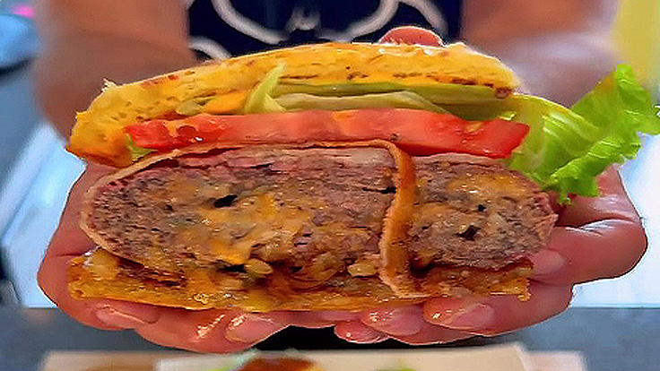 Recette de Hamburger bacon et fromage