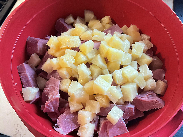Jambon à l’ananas à la Pépère