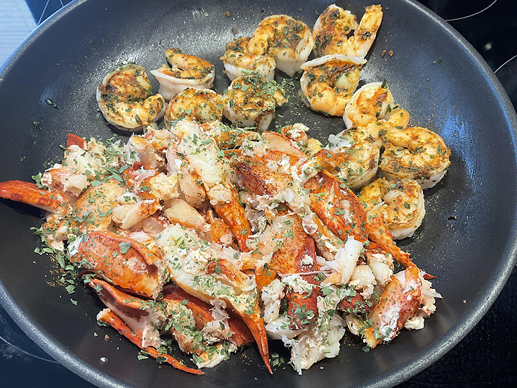 Macaroni au fromage et homard