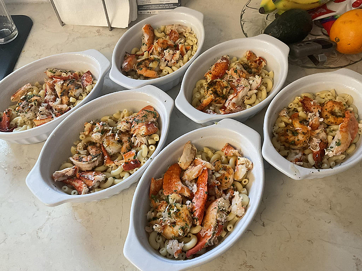 Macaroni au fromage et homard