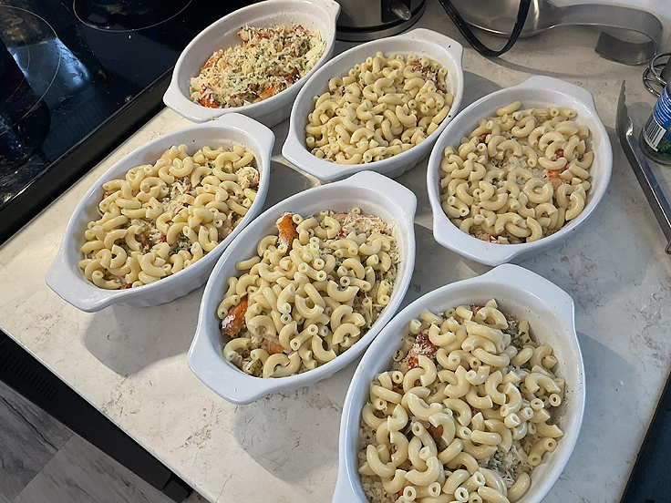 Macaroni au fromage et homard