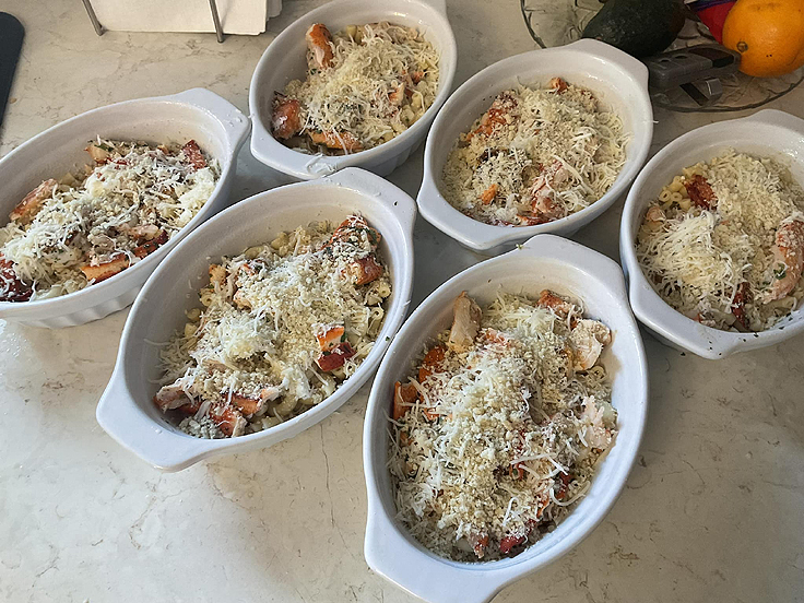 Macaroni au fromage et homard