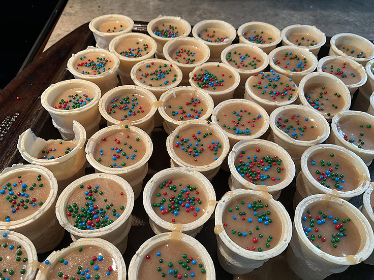 Mini-cornets à l'érable