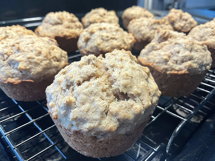 Muffins aux bananes et à l’érable