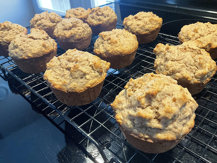 Muffins aux bananes et à l’érable