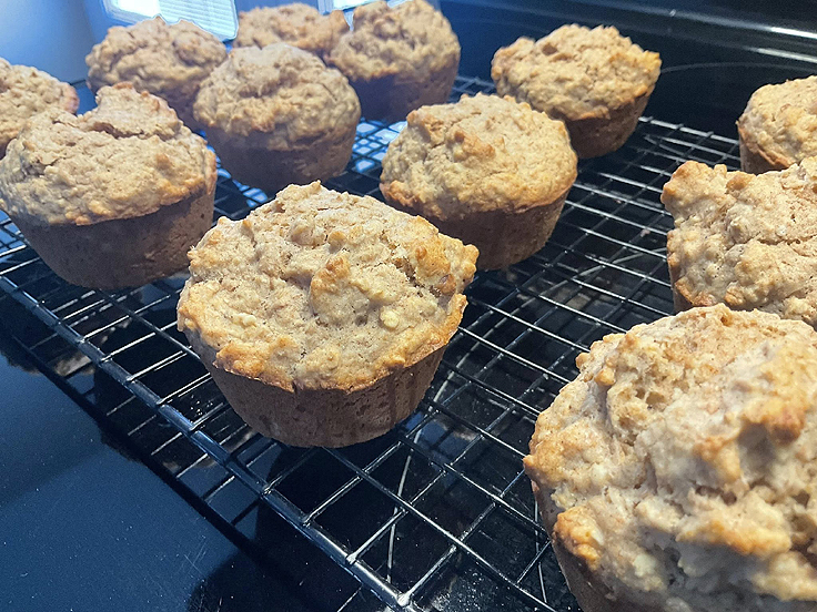 Muffins aux bananes et à l’érable