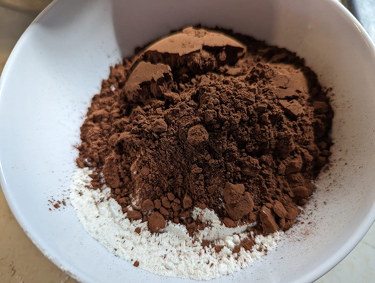 Pain aux bananes et chocolat