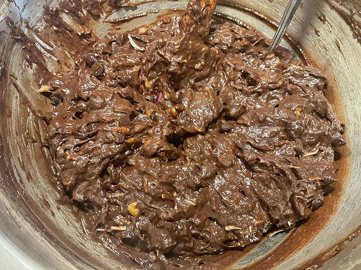 Pain aux bananes et chocolat