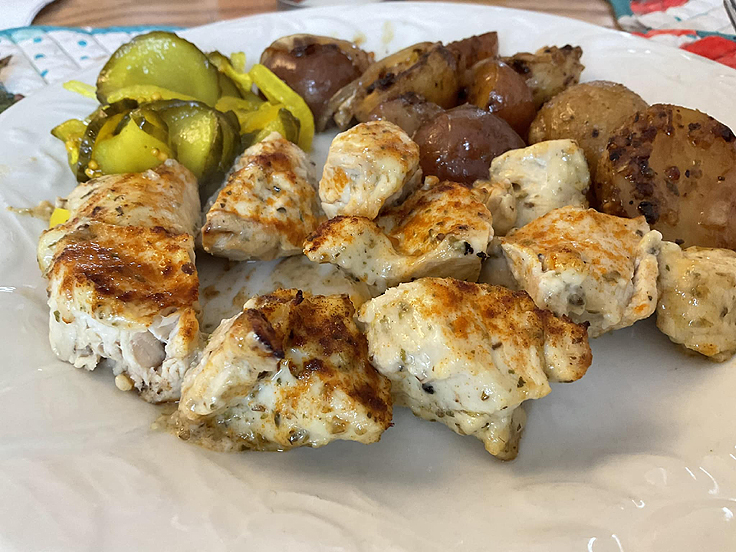 Pommes de terre grelots à la grecque