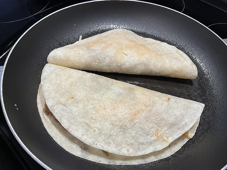 Quesadillas cheeseburger