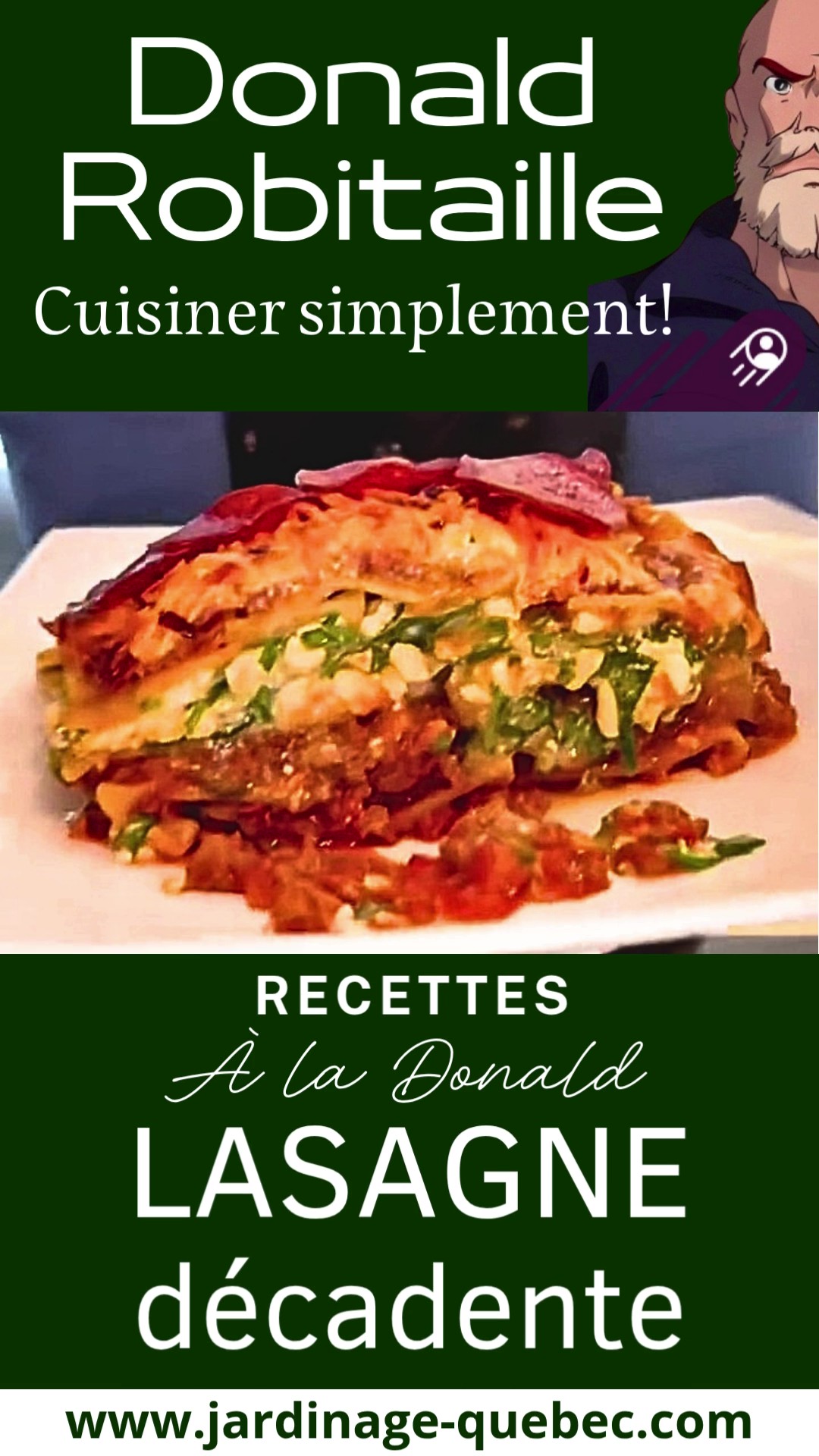 Recette de lasagne maison décadente au bacon et fromage