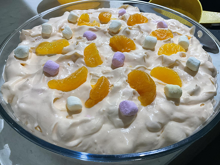 Salade de glace à l'orange