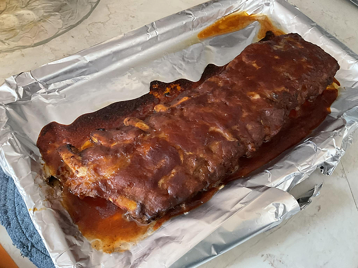 Recette de Sauce BBQ Bourbon fumé et sucre
