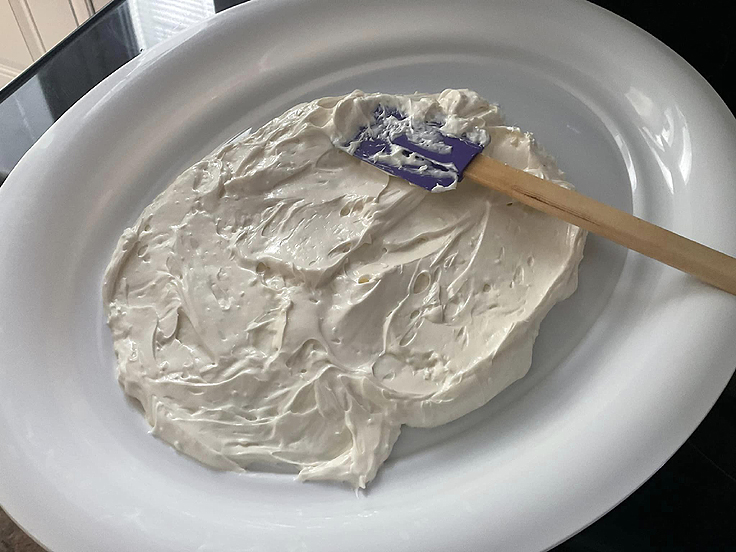 Trempette au fromage à la crème et crevettes