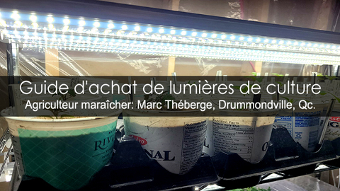 Achat de lumières de culture