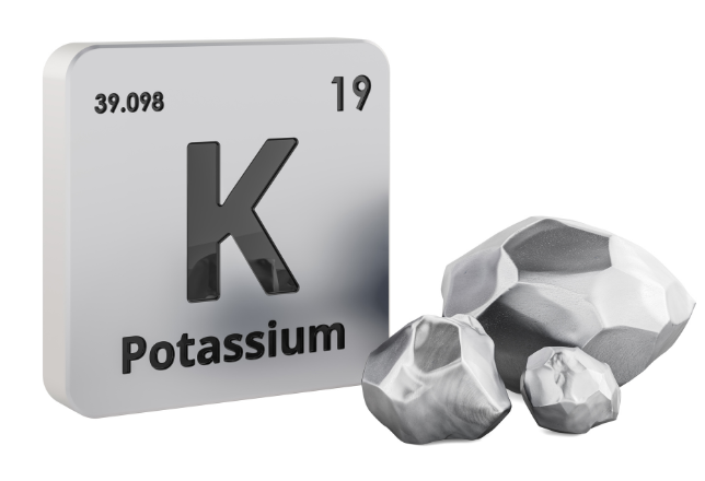Le potassium contenue dans les bananes