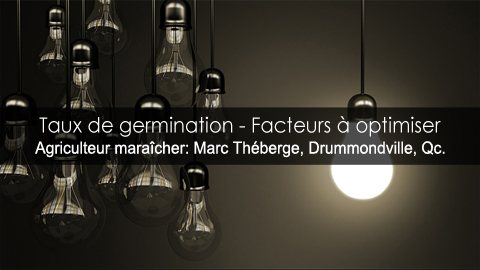 Augmenter le taux de germination des semences