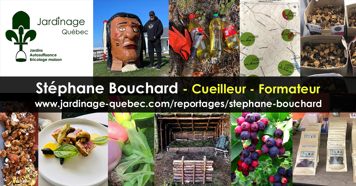 Stéphane Bouchard - Produits boréals du Bas-St-Laurent collaborateur de Jardinage Autosuffisance Québec