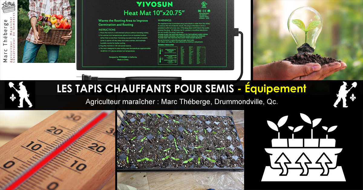 Tapis chauffants pour semis
