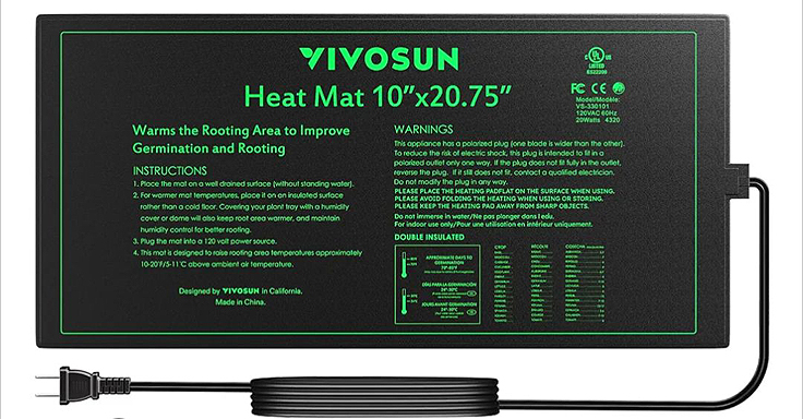 Tapis chauffants pour semis