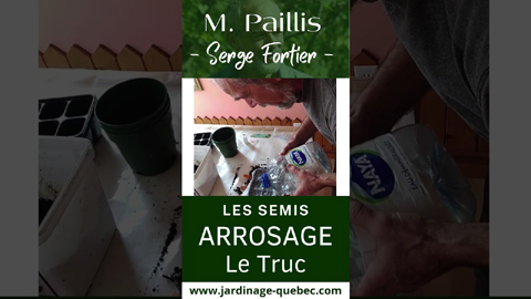 Arroser les semis sans déplacer les graines