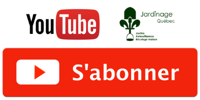Chaîne Youtube de Jardinage Québec