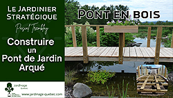 Pont en bois pour bassin de jardin - Guide de construction