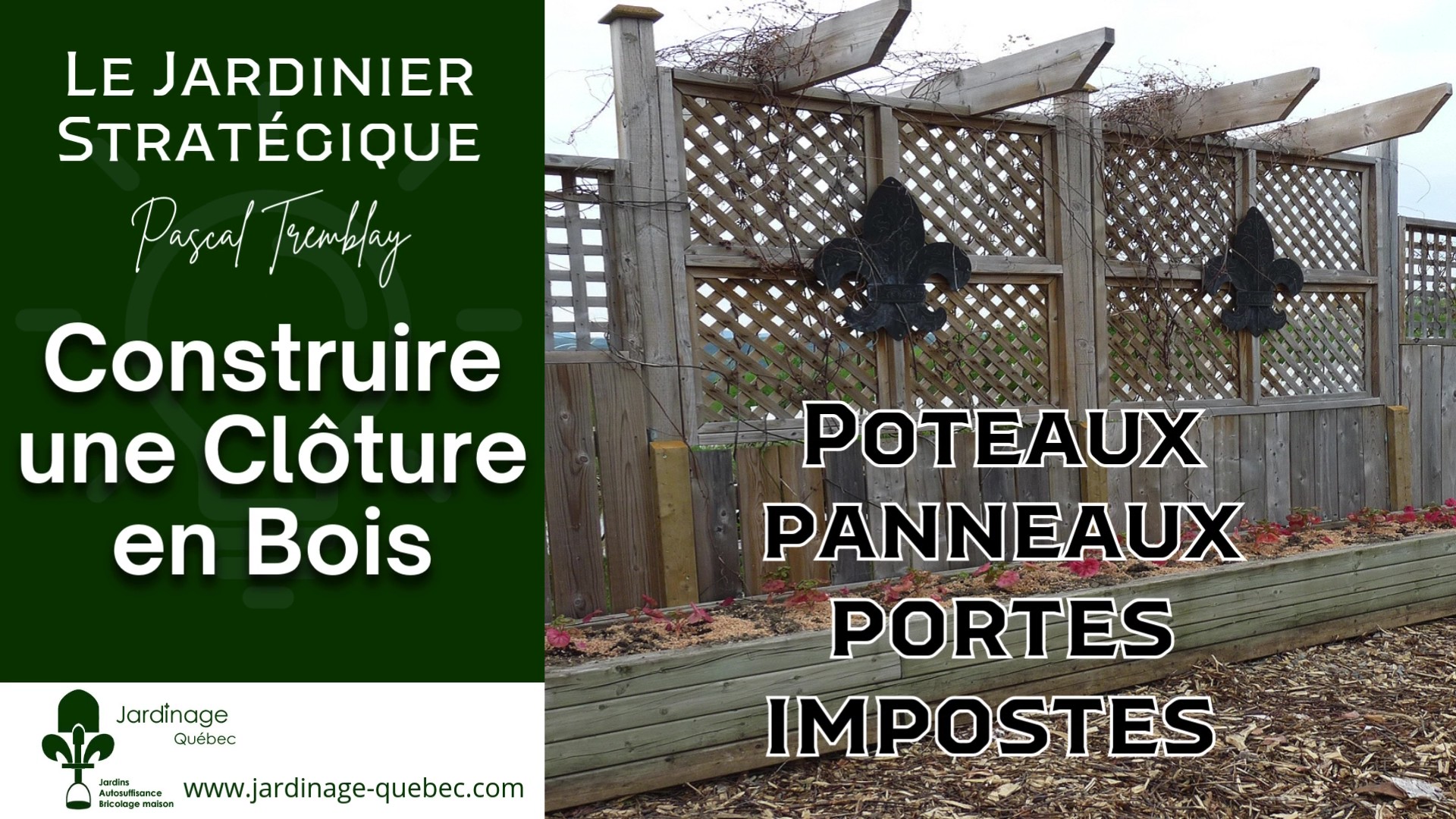 Clôture en bois