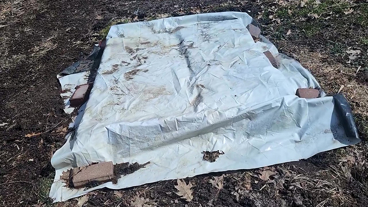 Toile de protection hivernale pour les légumes racines