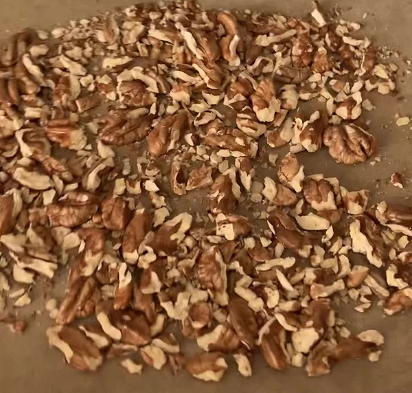 Une noix de la la même famille que la pacane du Pacanier du Nord