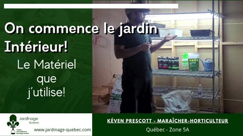 Jardin intérieur - Le Matériel pour débuter